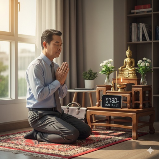 สวดมนต์เช้าแผ่เมตตาสั้นๆ